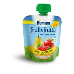 Humana FrullyFrutta - Frutta Frullata Gusto Mela Pera Fragola - 5 ml