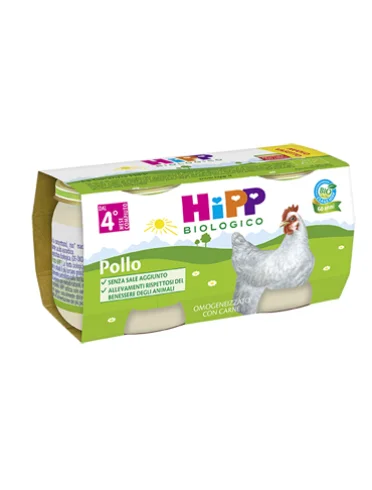 Hipp bio hipp bio omogeneizzato pollo 2x80 g Hipp bio hipp bio omogeneizzato pollo 2x80 g