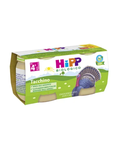 Hipp bio hipp bio omogeneizzato tacchino 2x80 g Hipp bio hipp bio omogeneizzato tacchino 2x80 g