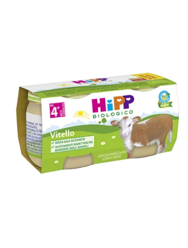 Hipp bio hipp bio omogeneizzato vitello 2x80 g Hipp bio hipp bio omogeneizzato vitello 2x80 g