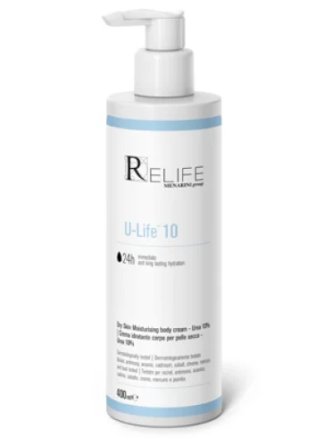 U-life 10 crema idratante corpo per pelle secca 400 ml U-life 10 crema idratante corpo per pelle secca 400 ml