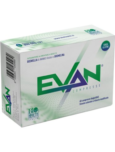 Evan - integratore antinfimmatorio naturale - 60 compresse retard