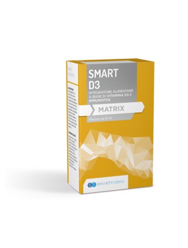 Smart d3 matrix - integratore di vitamina d3 e immunofos - gocce 15 ml