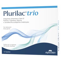 Plurilac Trio - Integratore per la Regolarità Intestinale - 12 Bustine