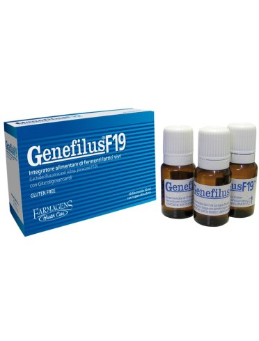 Genefilus f19 - integratore di fermenti lattici - 10 flaconcini x 10 ml