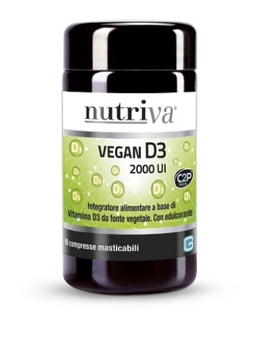 Nutriva vegan d3 60 compresse 2000 ui