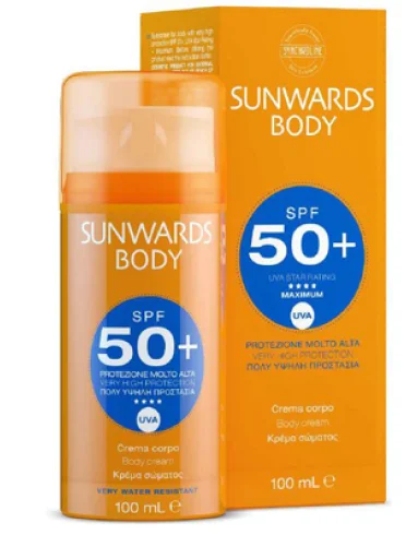 Sunwards body cream spf 50+ 100 ml Sunwards body cream spf 50+ 100 ml