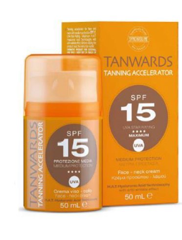 Tanwards tanning accelerator face cream spf 15 50 ml