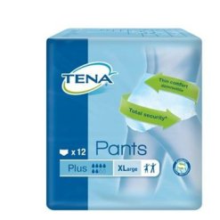 PANNOLONE PULL UP TENA PANTS PLUS TAGLIA EXTRA LARGE 12 PEZZI