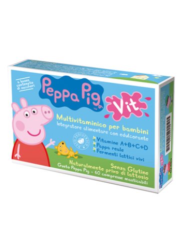 Peppa pig multivitaminico per bambini 60 compresse