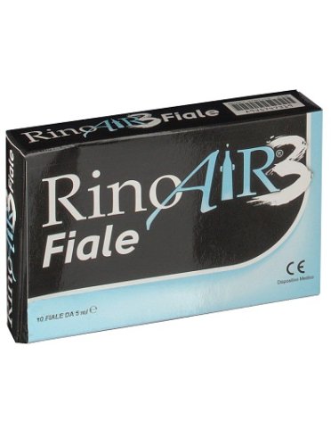 Rinoair 3 - soluzione isotonica decongestionante nasale - 10 fiale x 5 ml