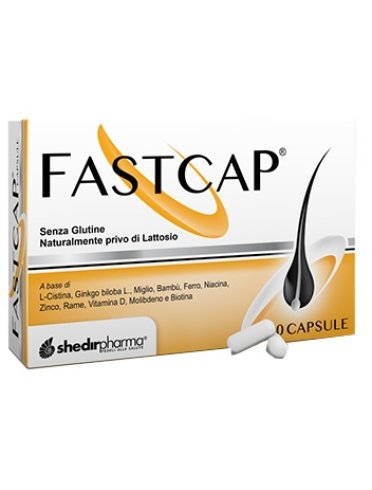 Fastcap - integratore anticaduta capelli - 30 capsule