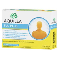 Aquilea Flu Plus - Integratore per Difese Immunitario - 10 Bustine