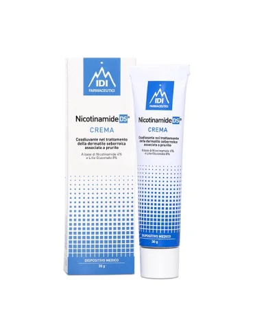 Nicotinamide ds crema trattamento dermatite seborroica 30 g Nicotinamide ds crema trattamento dermatite seborroica 30 g