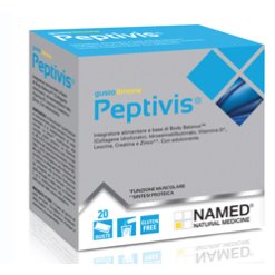 Named Peptivis - Integratore per la Funzionalità Muscolare Gusto Limone - 20 Bustine