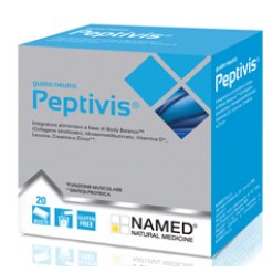 Named Peptivis - Integratore per la Funzionalità Muscolare Gusto Neutro - 20 Bustine