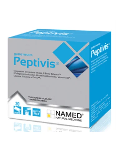 Named peptivis - integratore per la funzionalità muscolare gusto neutro - 20 bustine Named peptivis - integratore per la funzionalità muscolare gusto neutro - 20 bustine