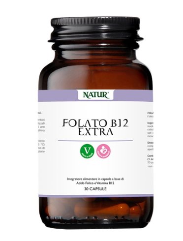 Folato b12 extra integratore donna 30 capsule