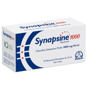 Synapsine 1000 - Integratore per Sistema Nervoso - 10 Flaconcini