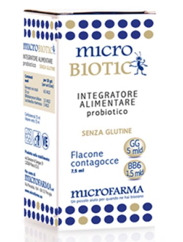 Microbiotic gocce integratore probiotico 7,5 ml