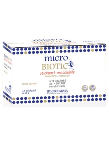 Microbiotic integratore probiotico simbiotico 14 buste