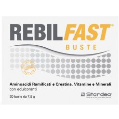 Rebilfast - Integratore di Amminoacidi Ramificati - 20 Bustine