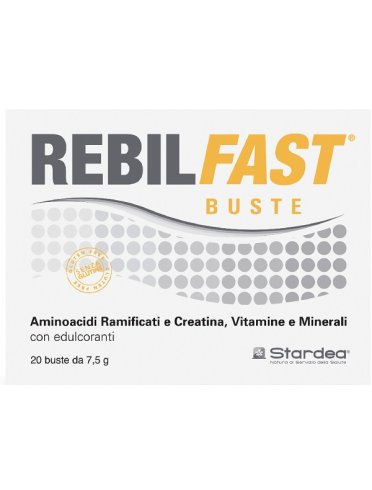 Rebilfast - integratore di amminoacidi ramificati - 20 bustine