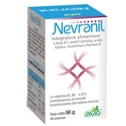 Nevranil - Integratore per il Sistema Nervoso - 40 Compresse