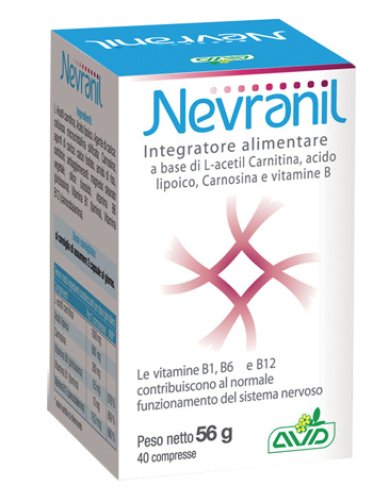 Nevranil - integratore per il sistema nervoso - 40 compresse