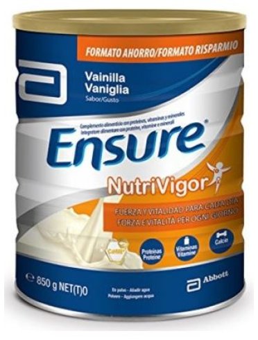 Ensure nutrivigor integratore di vitamine e minerali vaniglia 850 g