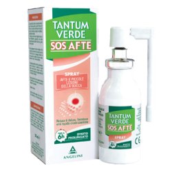 Tantum Verde SOS Afte - Trattamento di Afte e Stomatite - Spray da 20 ml