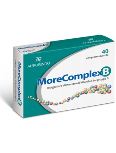 Morecomplex b integratore vitamina b 40 compresse