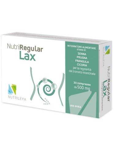 Nutriregular lax integratore regolarità intestinale 30 compresse