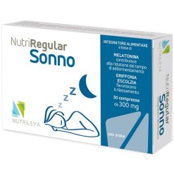 Nutriregular Sonno Integratore Melatonina 30 Compresse