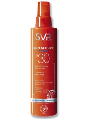 Svr sun secure - latte solare spray viso e corpo con protezione alta spf 30 - 200 ml