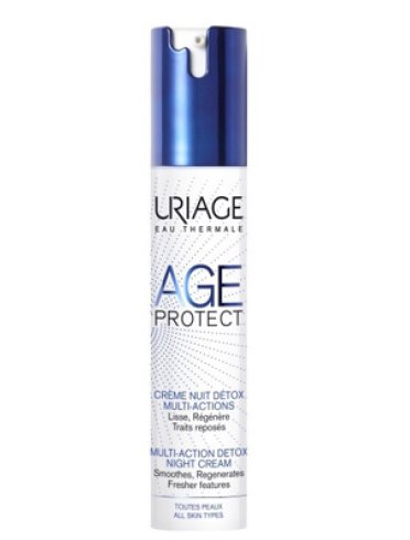 Uriage age protect - crema viso notte detox multi-azione - 40 ml