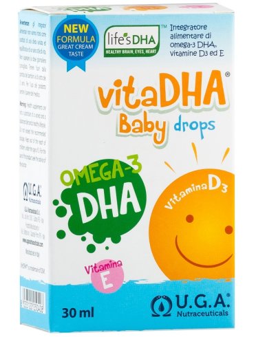 Vita dha baby drops - integratore di acido dha e vitamina d - gocce 30 ml