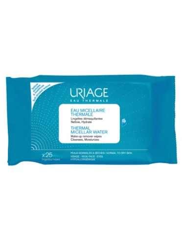 Uriage eau micellare per pelli normali/secche 25 salviette Uriage eau micellare per pelli normali/secche 25 salviette