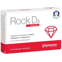 Rock D3 - Integratore di Calcio e Vitamina D - 45 Compresse