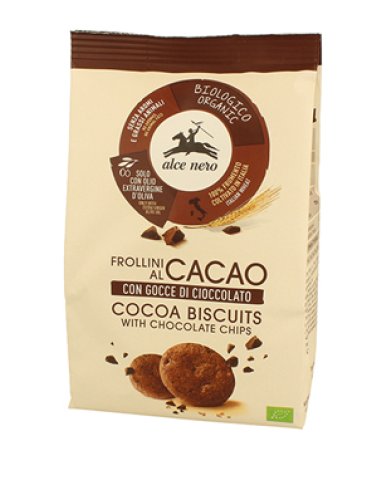 Frollino cacao con  gocce di cioccolato bio