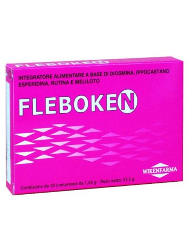 Fleboken integratore circolazione venosa 30 compresse