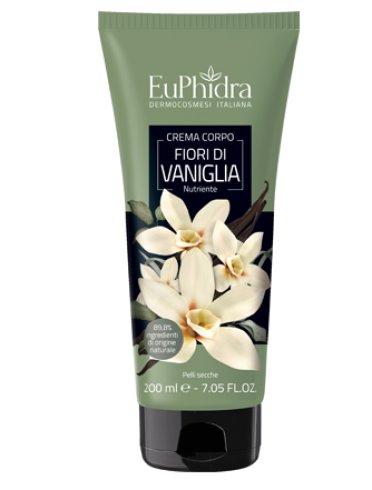 Euphidra crema corpo nutriente vaniglia in tubo