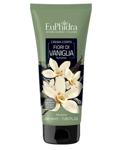 Euphidra crema corpo nutriente vaniglia in tubo Euphidra crema corpo nutriente vaniglia in tubo