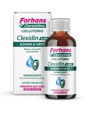 Forhans collutorio con clorexidina 0.20% 200 ml Forhans collutorio con clorexidina 0.20% 200 ml
