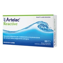 Artelac Reactive - Collirio Monodose per Occhi Arrossati - 20 Flaconcini x 0.5 ml