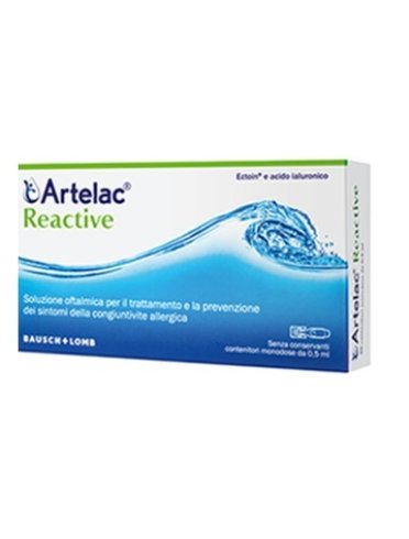 Artelac reactive - collirio monodose per occhi arrossati - 10 flaconcini x 0.5 ml