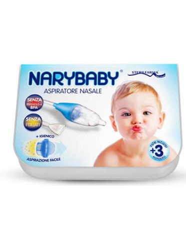Aspiratore nasale nary baby + 3 filtri