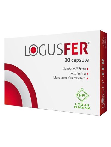 Logusfer - integratore di ferro - 20 capsule