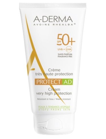 A-derma protect ad - crema corpo solare con protezione molto alta spf 50+ - 150 ml