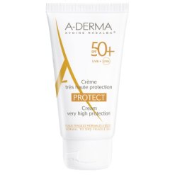 A-Derma Protect - Crema Solare Viso con Protezione Molto Alta SPF 50+ - 40 ml